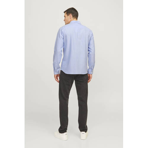 JJ REBEL regular fit overhemd JREBOSCAR blauw afbeelding