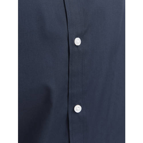 JJ REBEL slim fit overhemd JREBGAVIN donkerblauw afbeelding