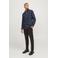 JJ REBEL slim fit overhemd JREBGAVIN donkerblauw
