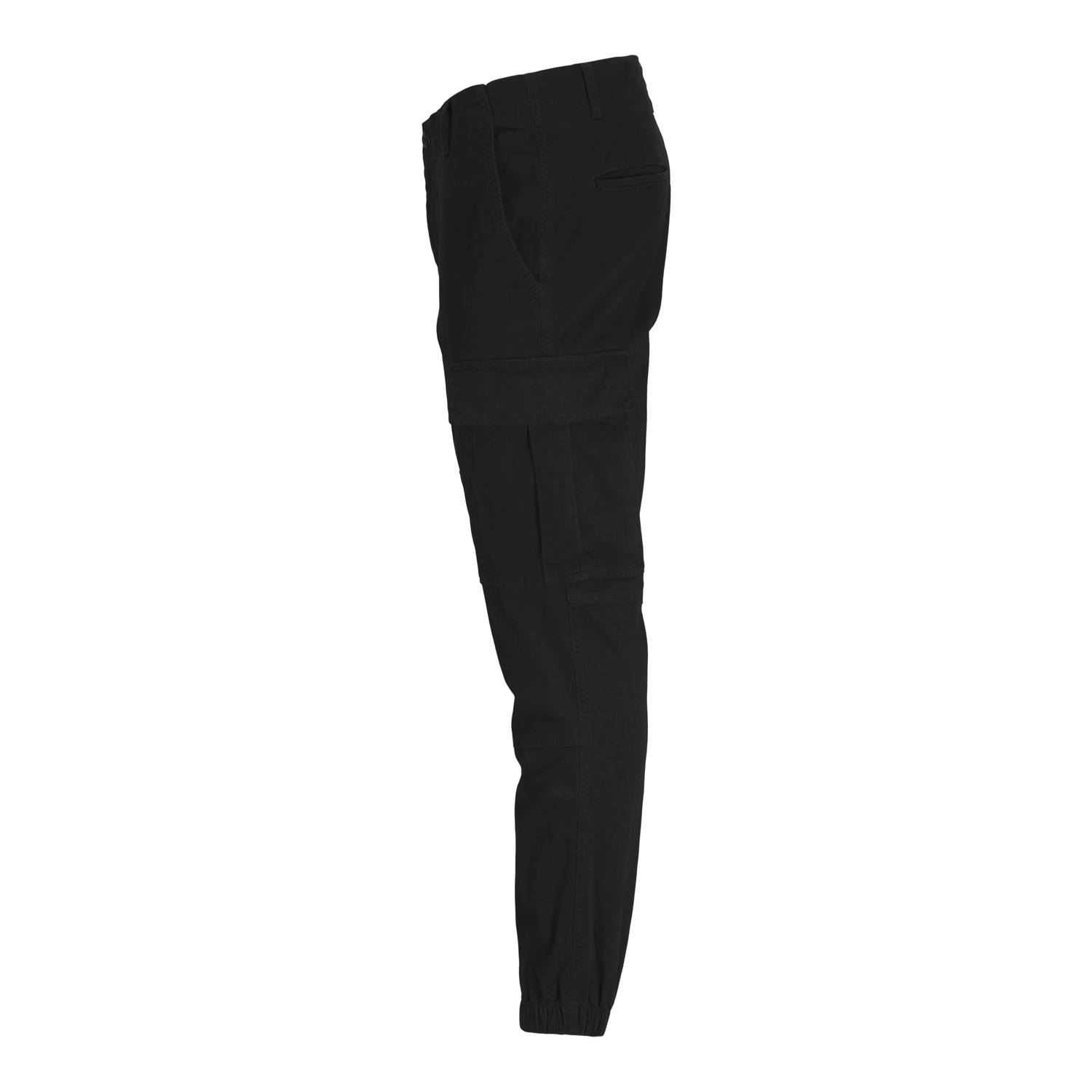 JJ REBEL slim fit cargo broek JREBMICHAEL zwart