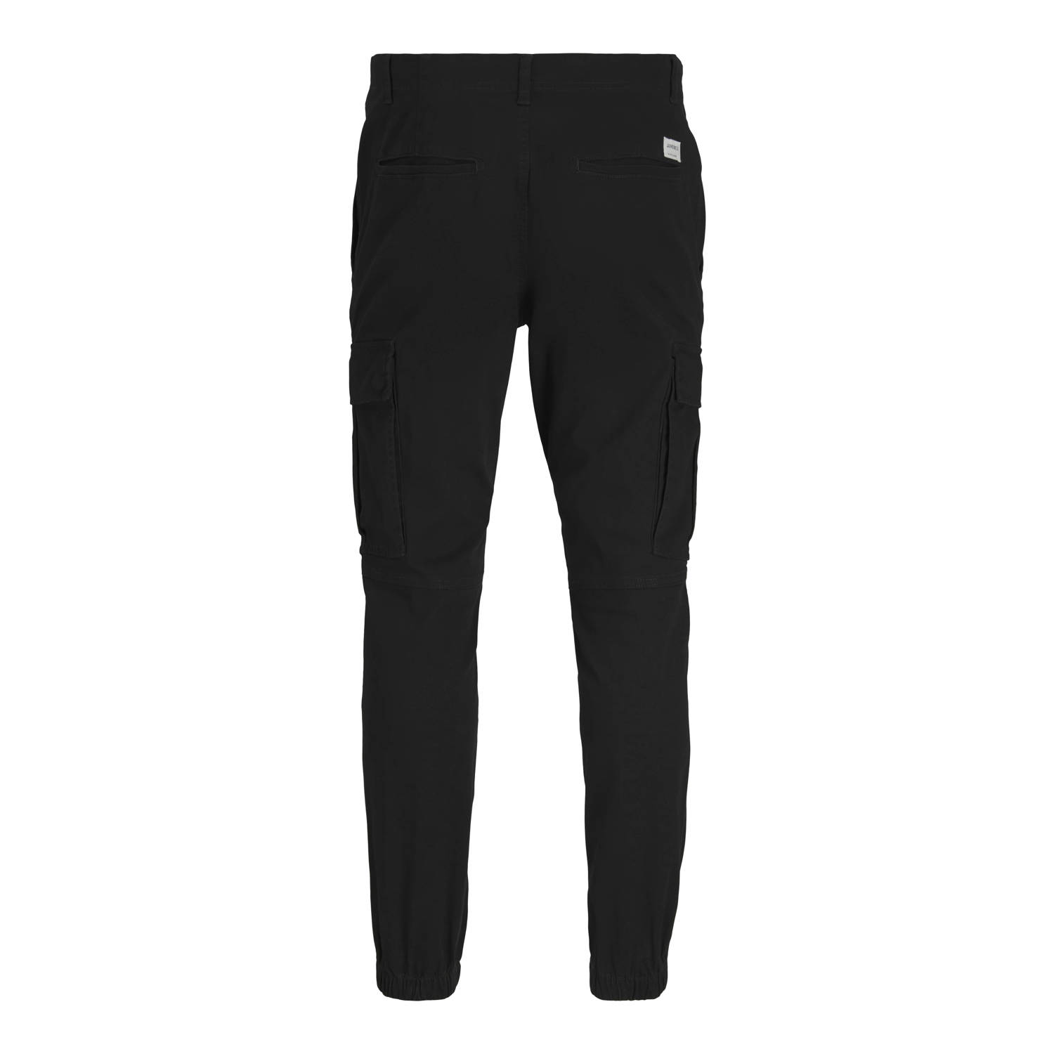 JJ REBEL slim fit cargo broek JREBMICHAEL zwart