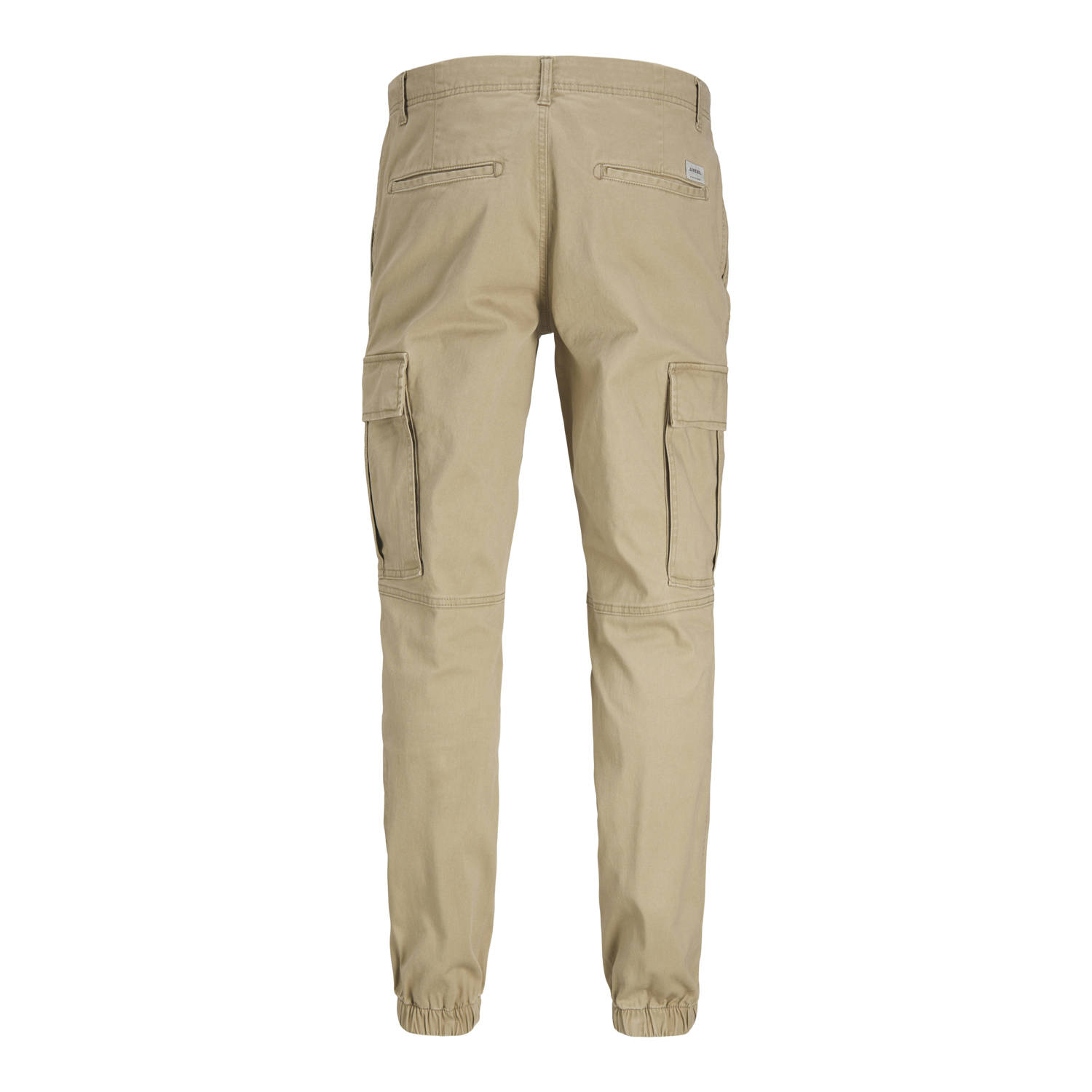 JJ REBEL slim fit cargo broek JREBMICHAEL beige