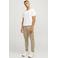 JJ REBEL slim fit cargobroek JREBMICHAEL beige