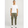 JJ REBEL slim fit cargobroek JREBMICHAEL donkergroen