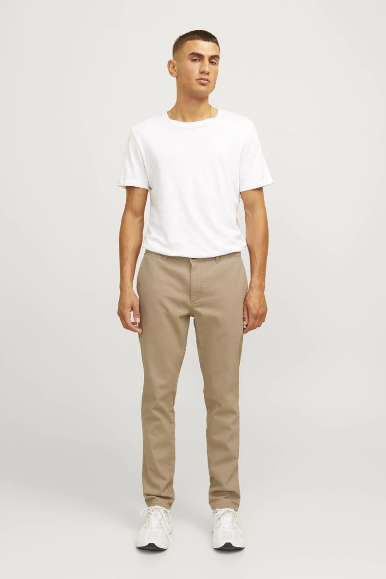 JJ REBEL Jrebmichael Slim Sharp heren pantalon beige L34 online bestellen JJ REBEL Jrebmichael Slim Sharp heren pantalon beige L34 online bestellen