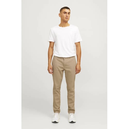JJ REBEL slim fit chino JREBMICHAEL beige afbeelding
