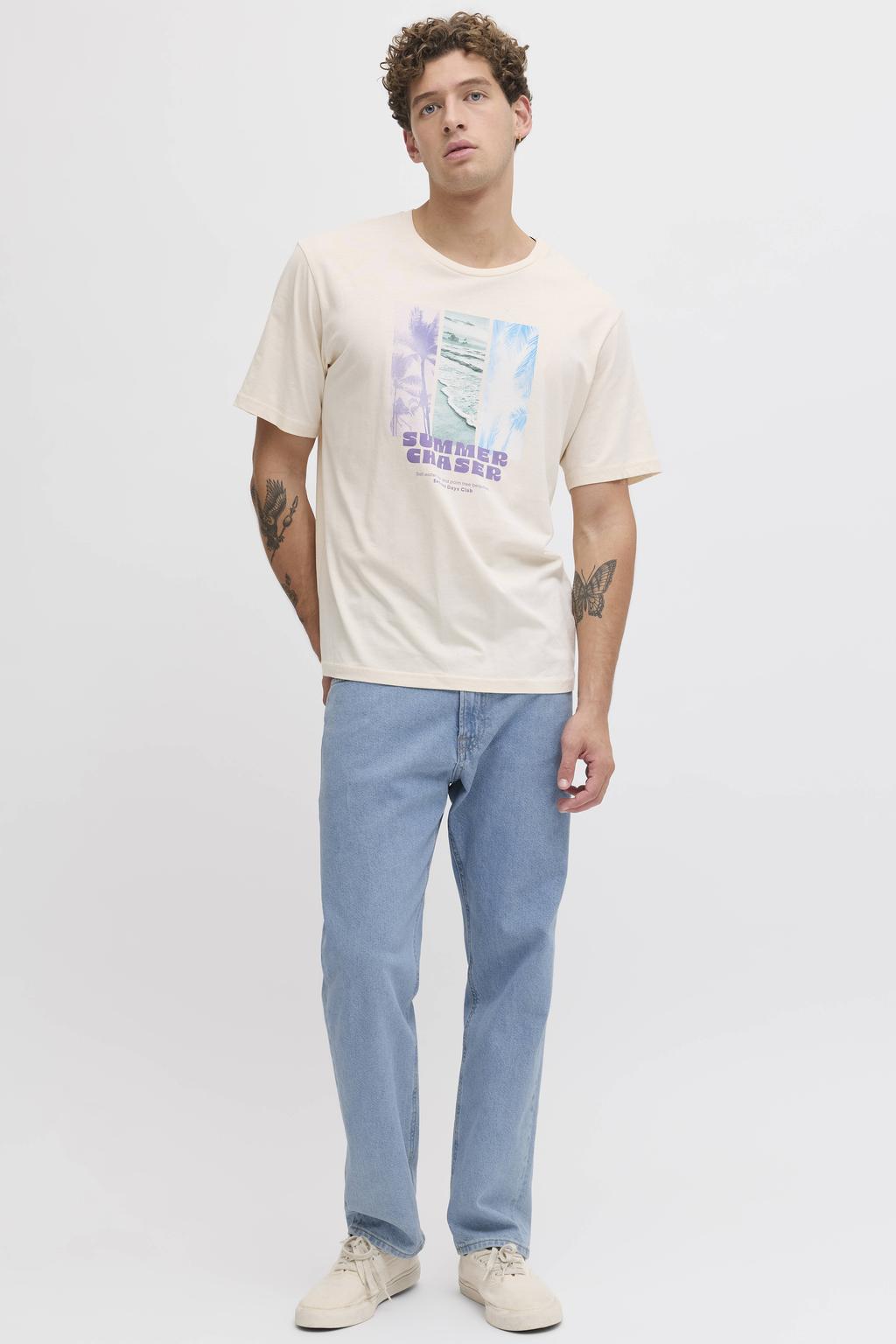 JJ REBEL relaxed jeans JREBRYAN blue denim