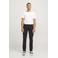 JJ REBEL tapered fit jeans JREBADAM black denim