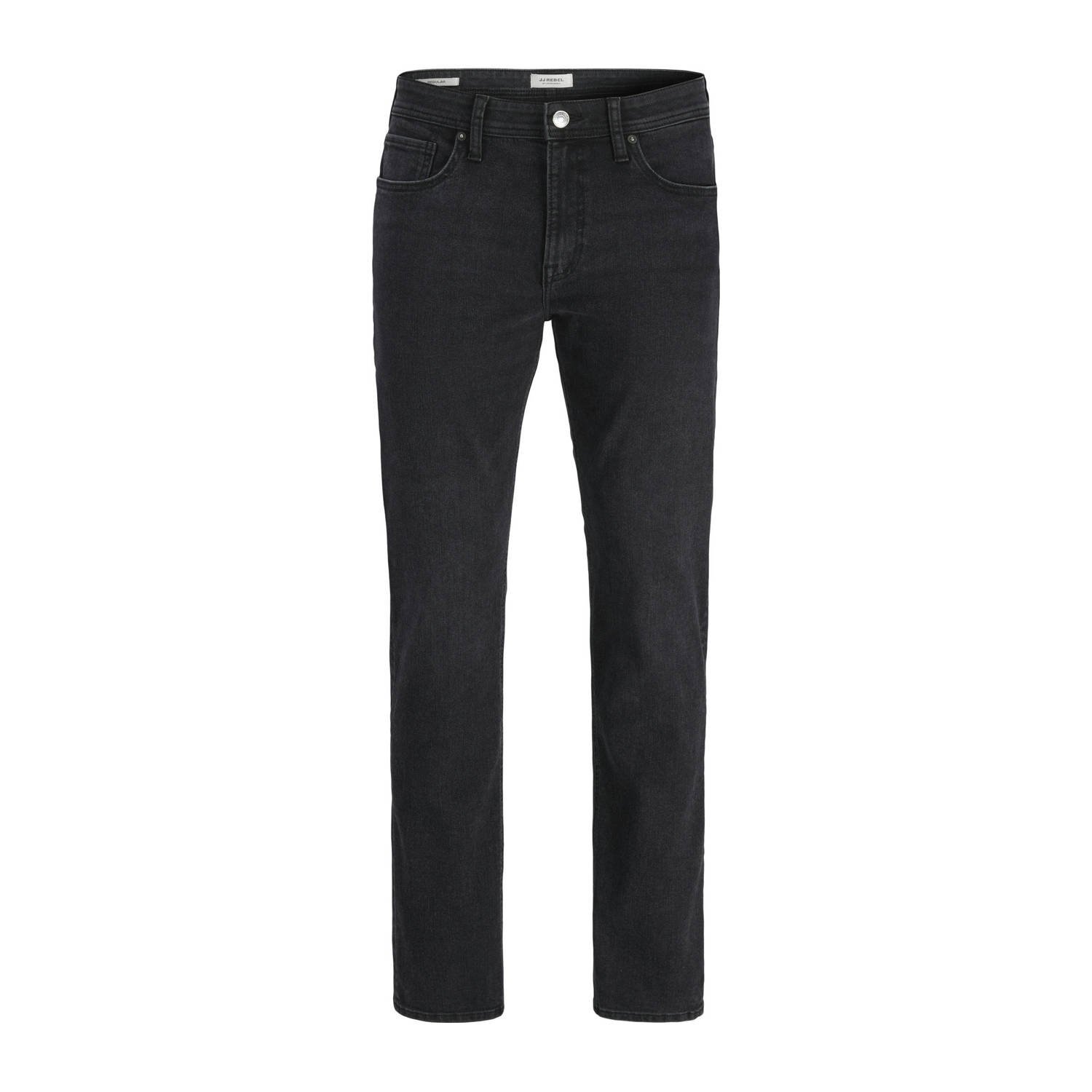 JJ REBEL tapered fit jeans JREBADAM JJCRAFT black denim
