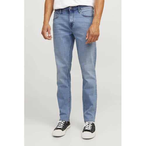 JJ REBEL tapered fit jeans JREBADAM blue denim afbeelding