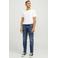 JJ REBEL tapered fit jeans JREBADAM dark blue denim