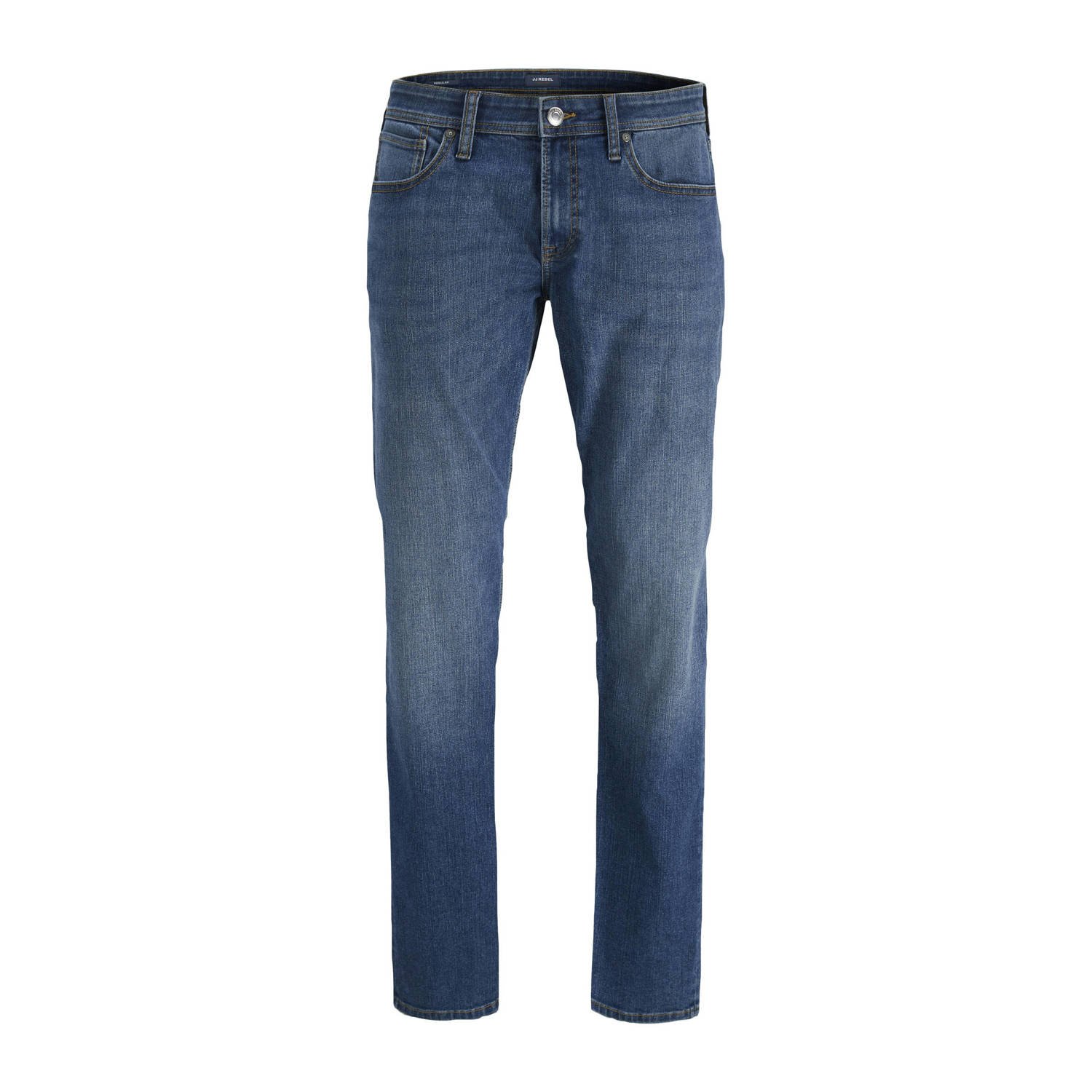 JJ REBEL tapered fit jeans JREBADAM blauw