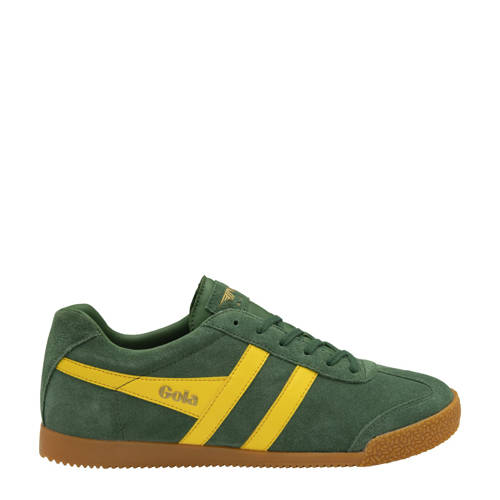 Gola Harrier suède sneakers groen/geel afbeelding
