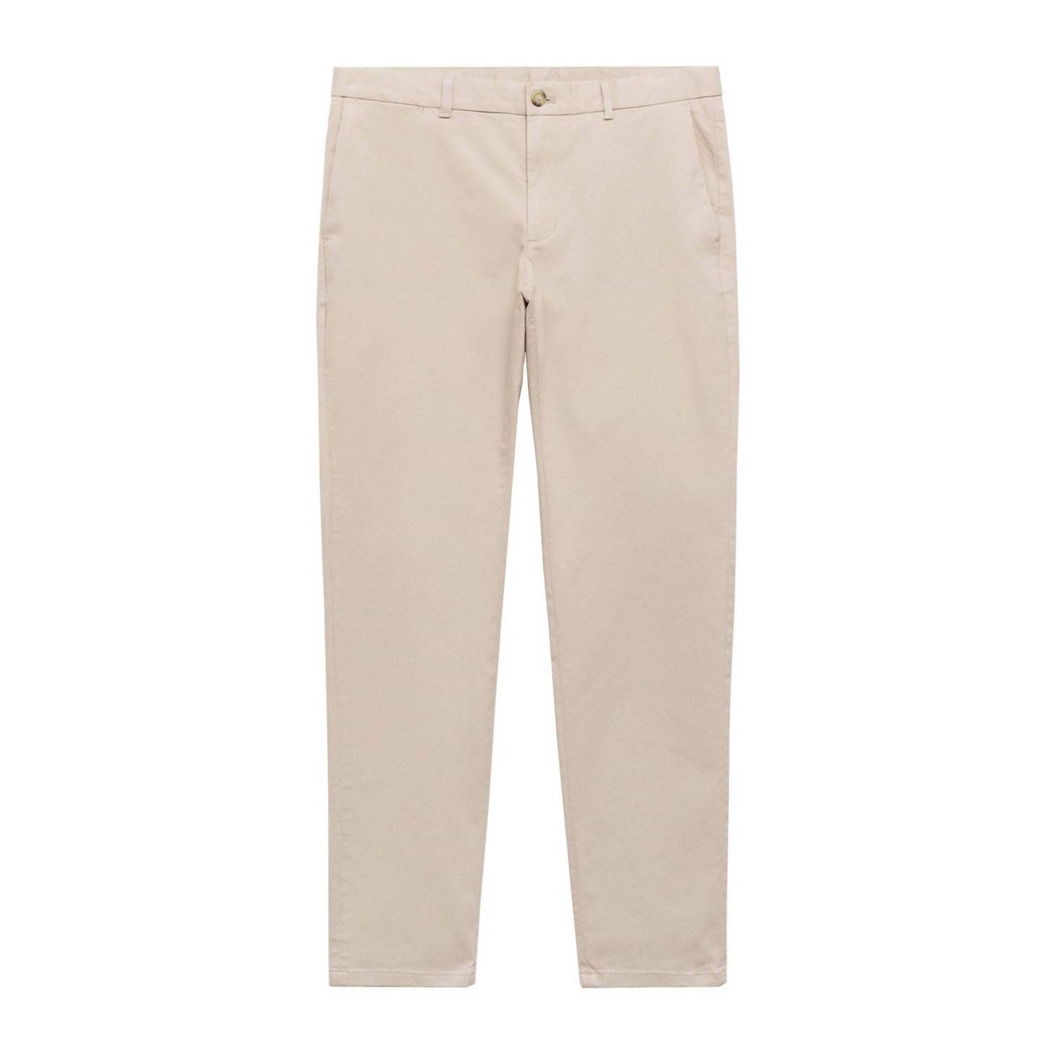 Mango Man slim fit chino pastelbruin