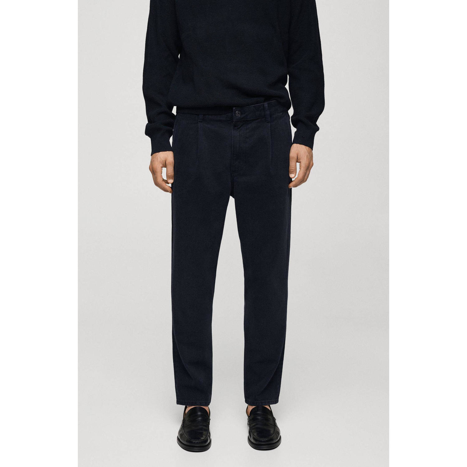Mango Man straight leg jeans marine