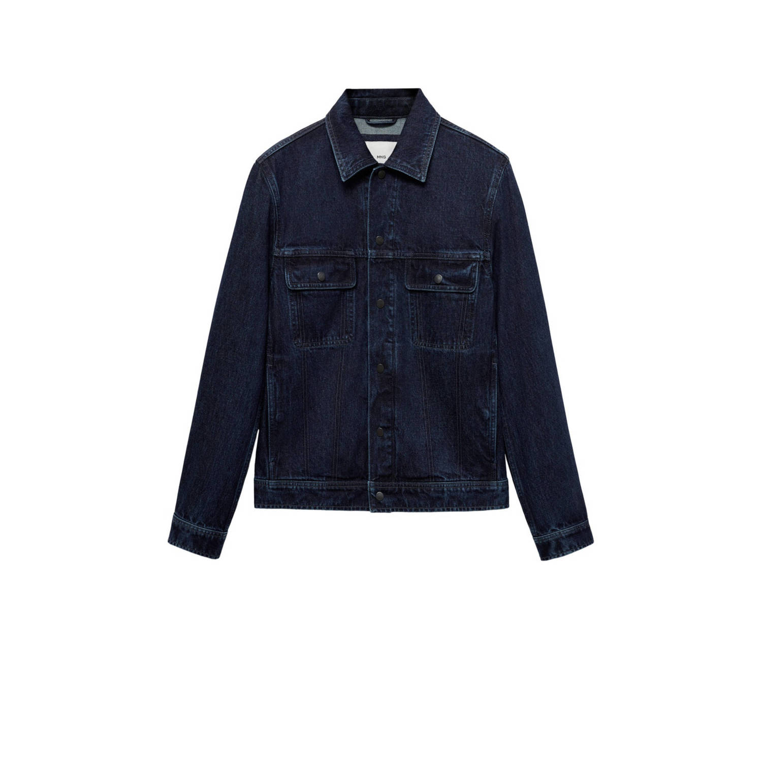 Mango Man spijkerjas dark blue denim
