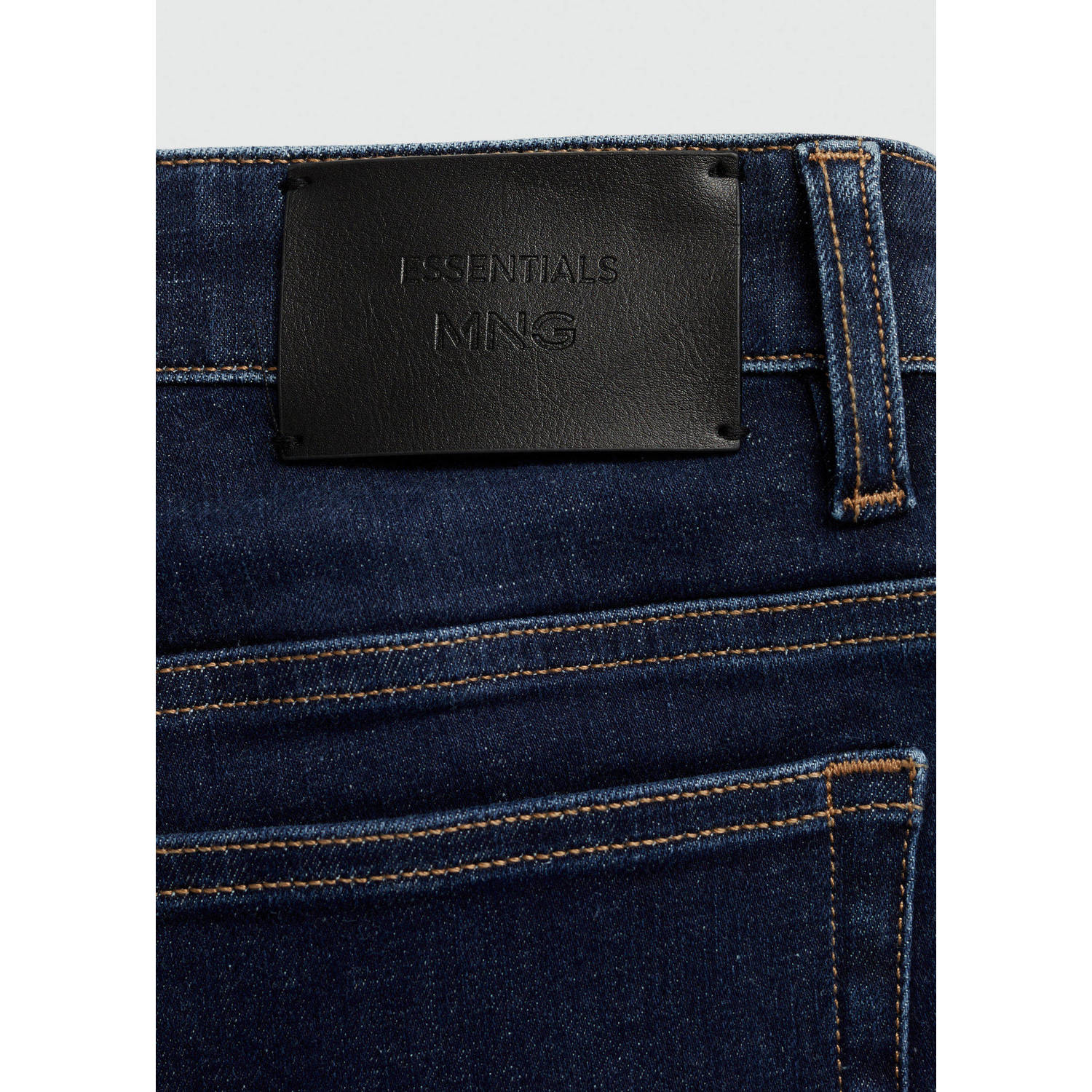 Mango Man slim fit jeans dark blue denim
