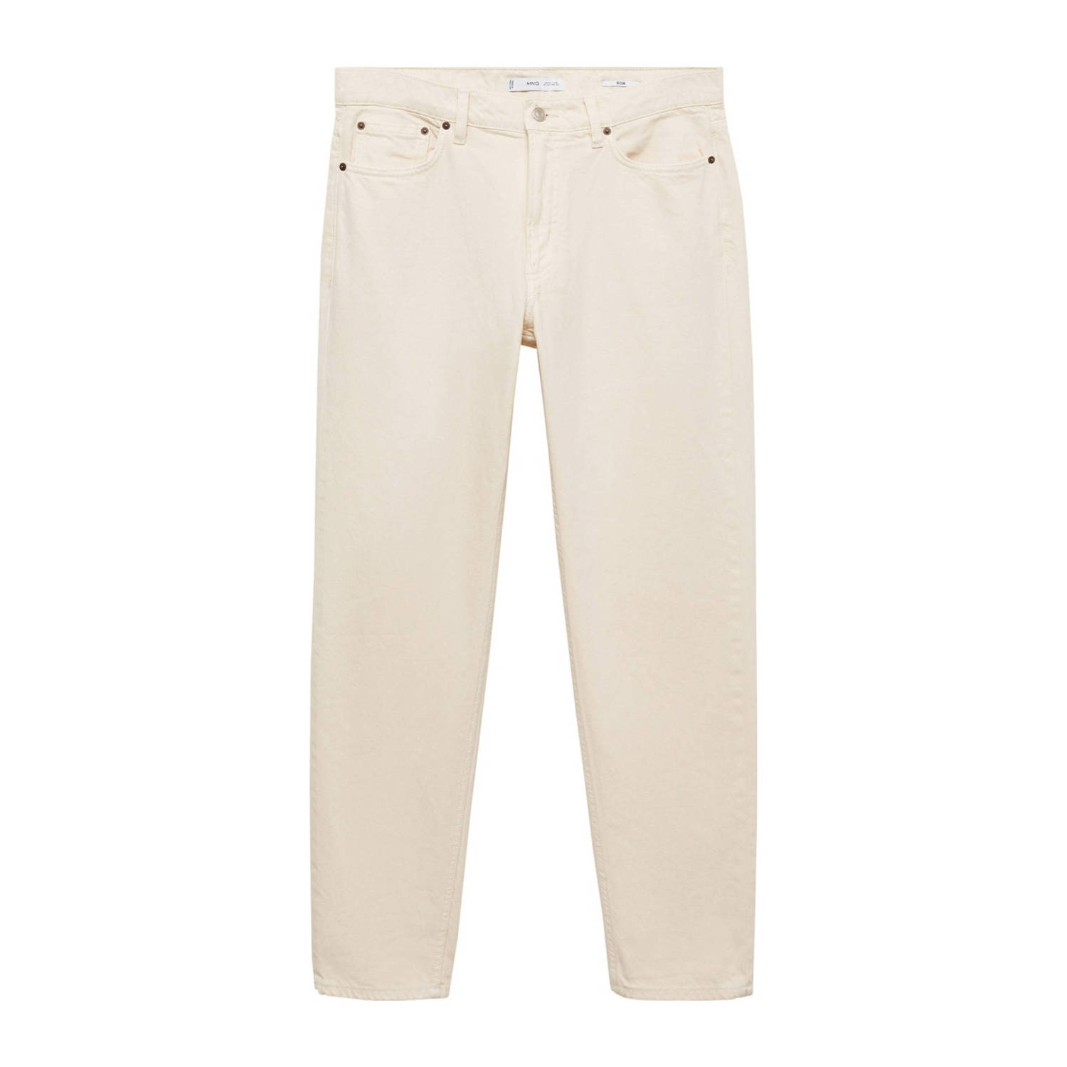 Mango Man straight leg jeans ecru