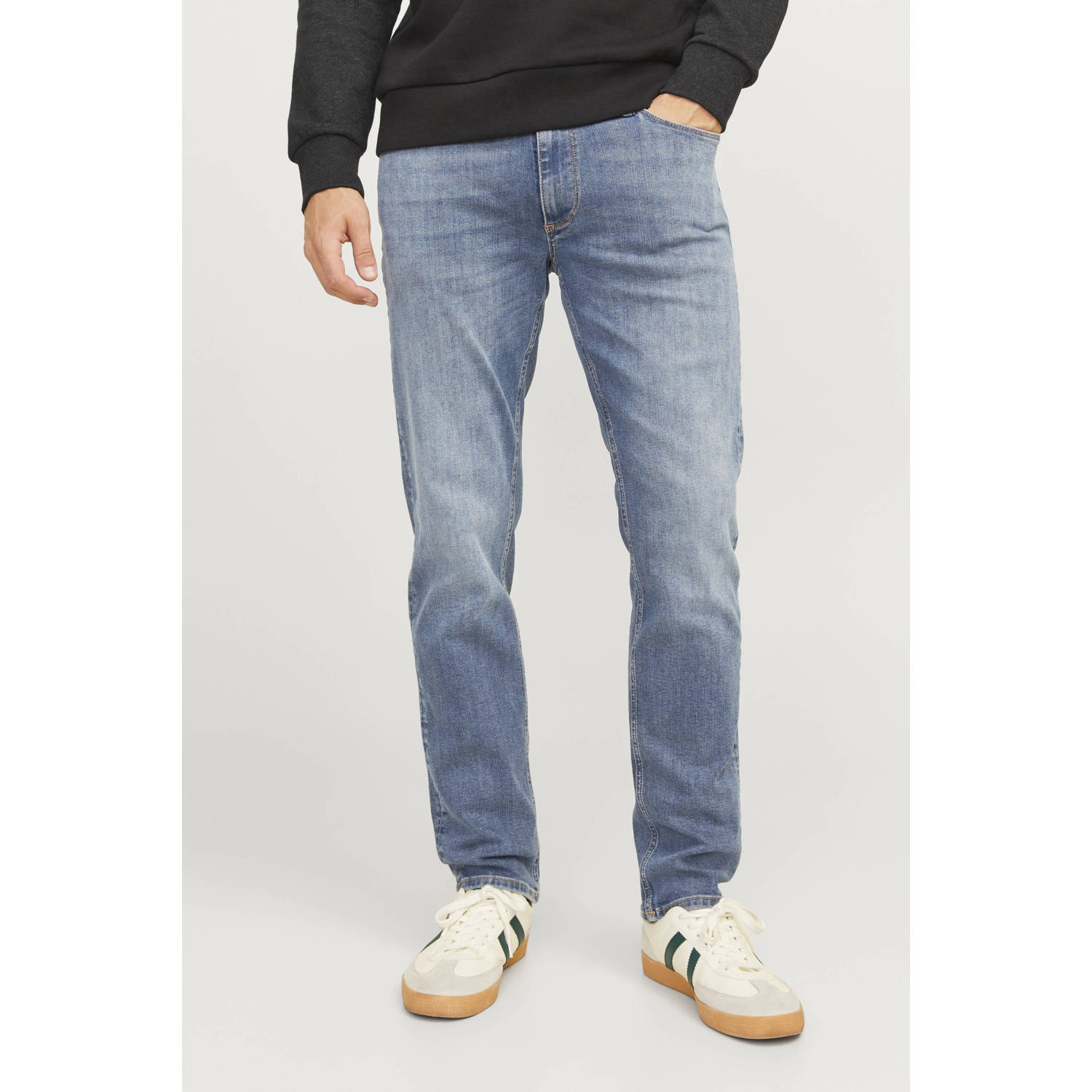 JACK & JONES JEANS INTELLIGENCE regular fit jeans JJICLARK JJEVAN JOS 798 blauw