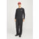 JACK & JONES regular fit longsleeve JJALVIS met printopdruk zwart