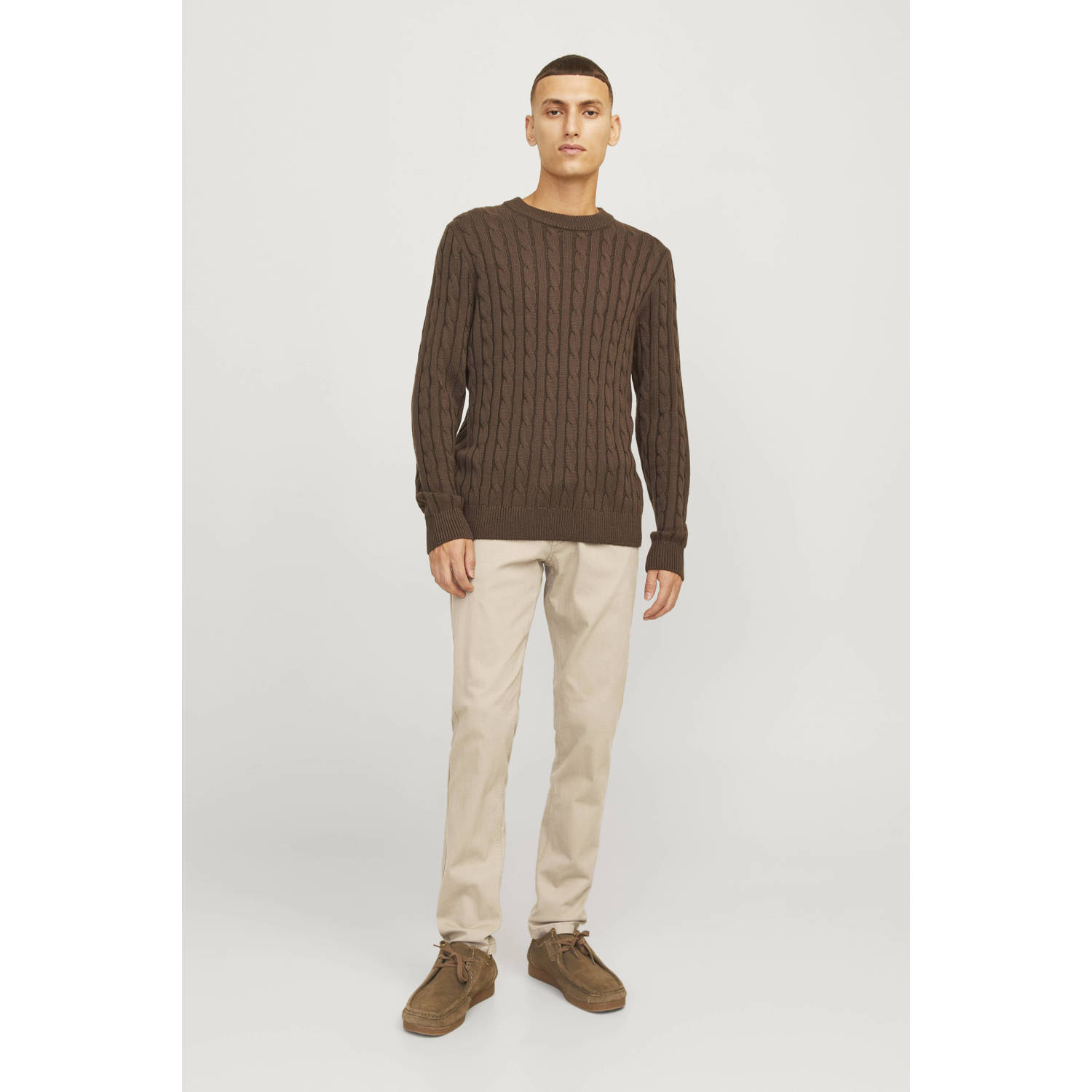 JACK & JONES PANTS STUDIO slim fit chino JJIMARCO JJDAVE (set van 2)