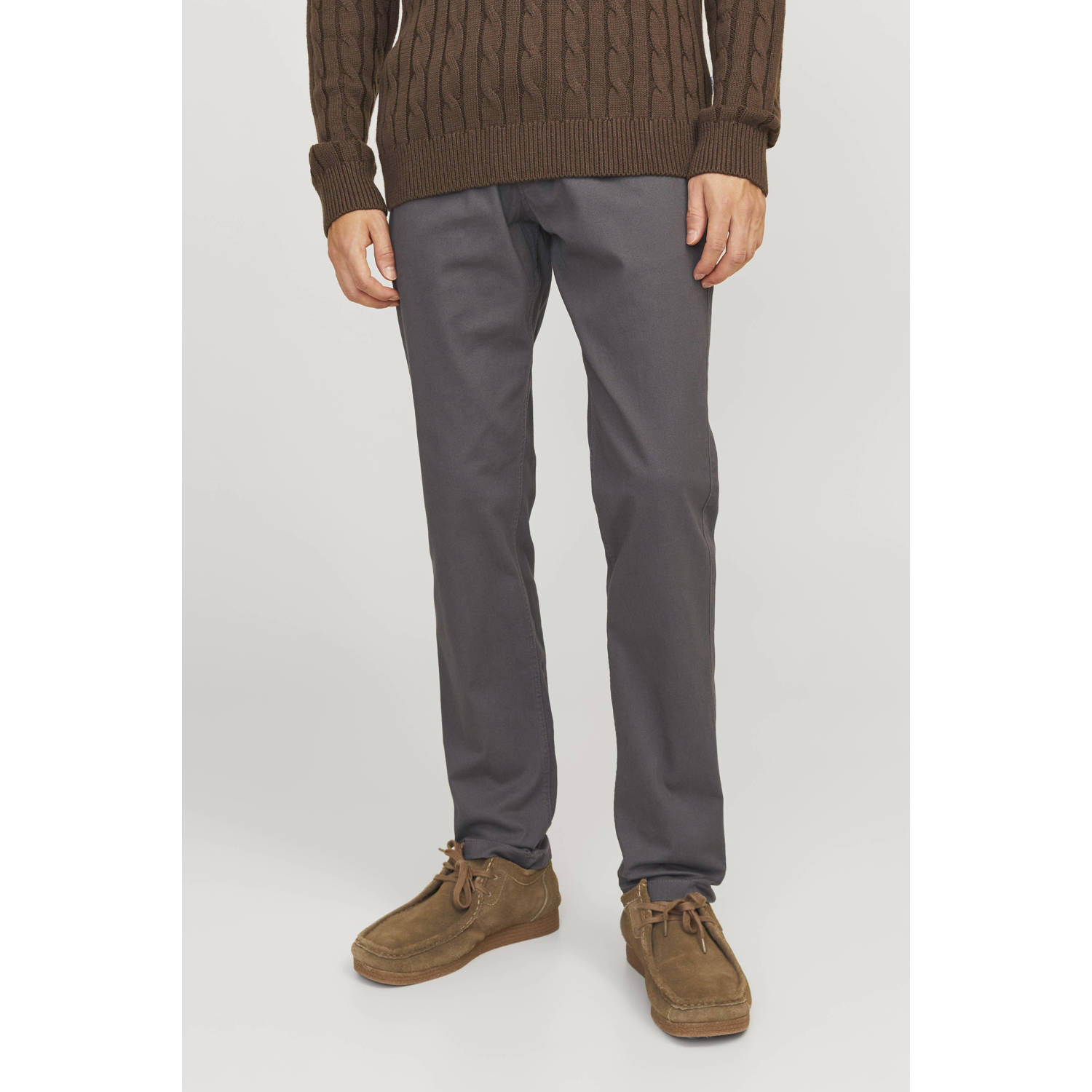 JACK & JONES PANTS STUDIO slim fit chino JJIMARCO JJDAVE (set van 2)
