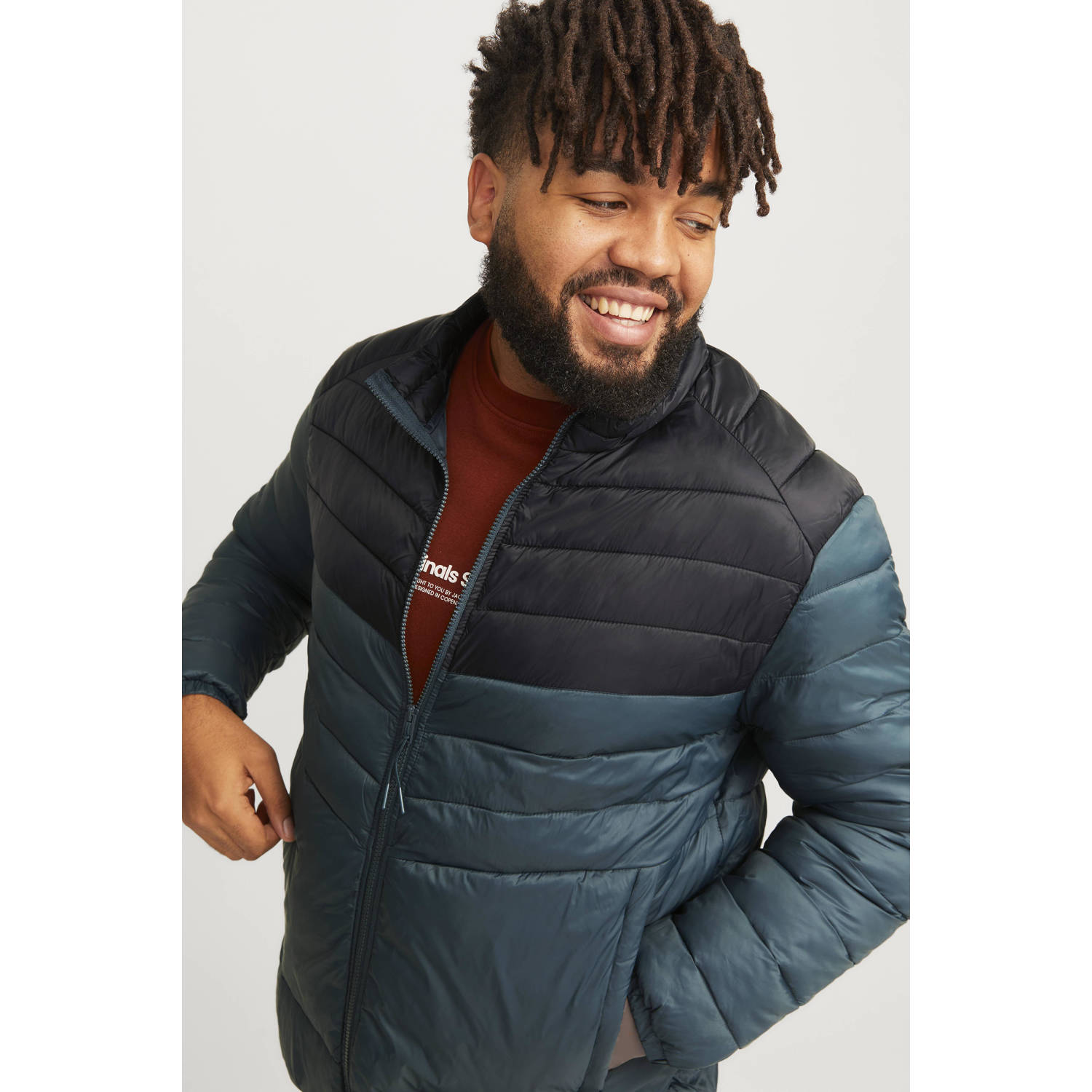 JACK & JONES PLUS SIZE jas JJESPRINT Plus Size groen