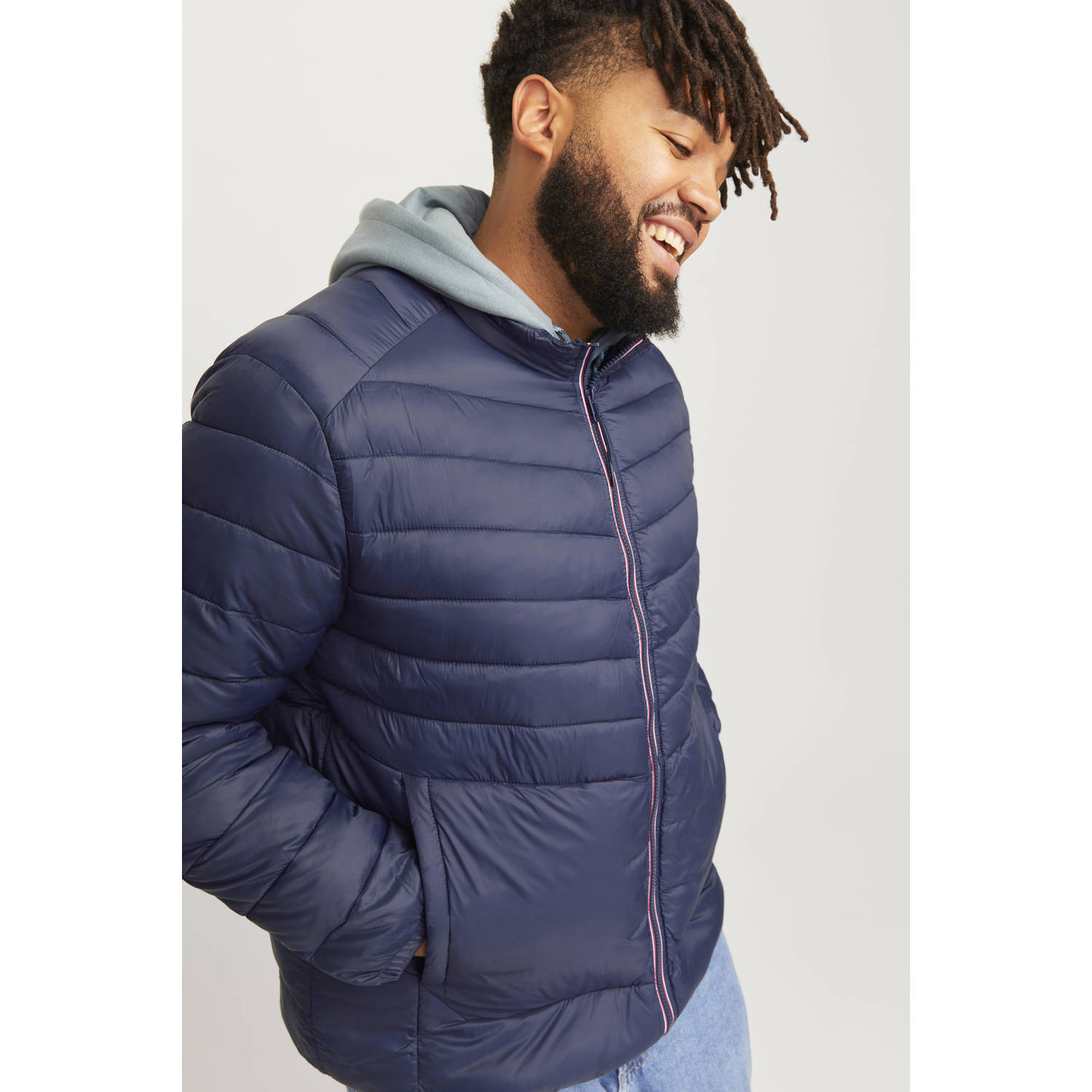 Jack & Jones PlusSize Gewatteerde jas JJESPRINT PUFFER COLLAR NOOS PLS