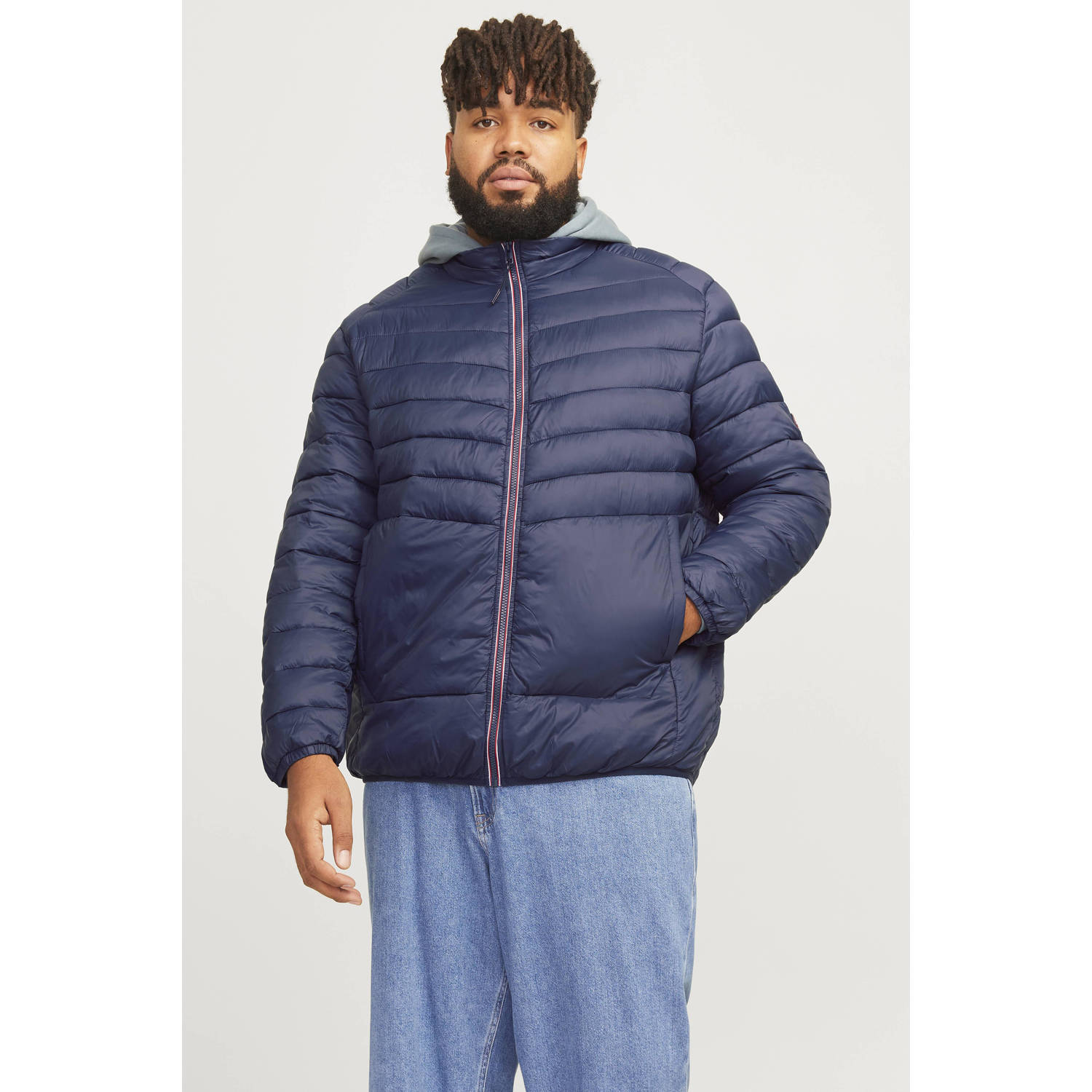 JACK & JONES PLUS SIZE jas JJESPRINT Plus Size blauw