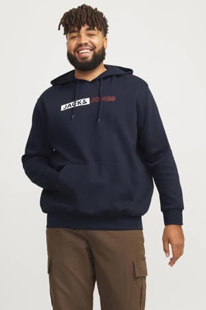 hoodie Plus Size donkerblauw