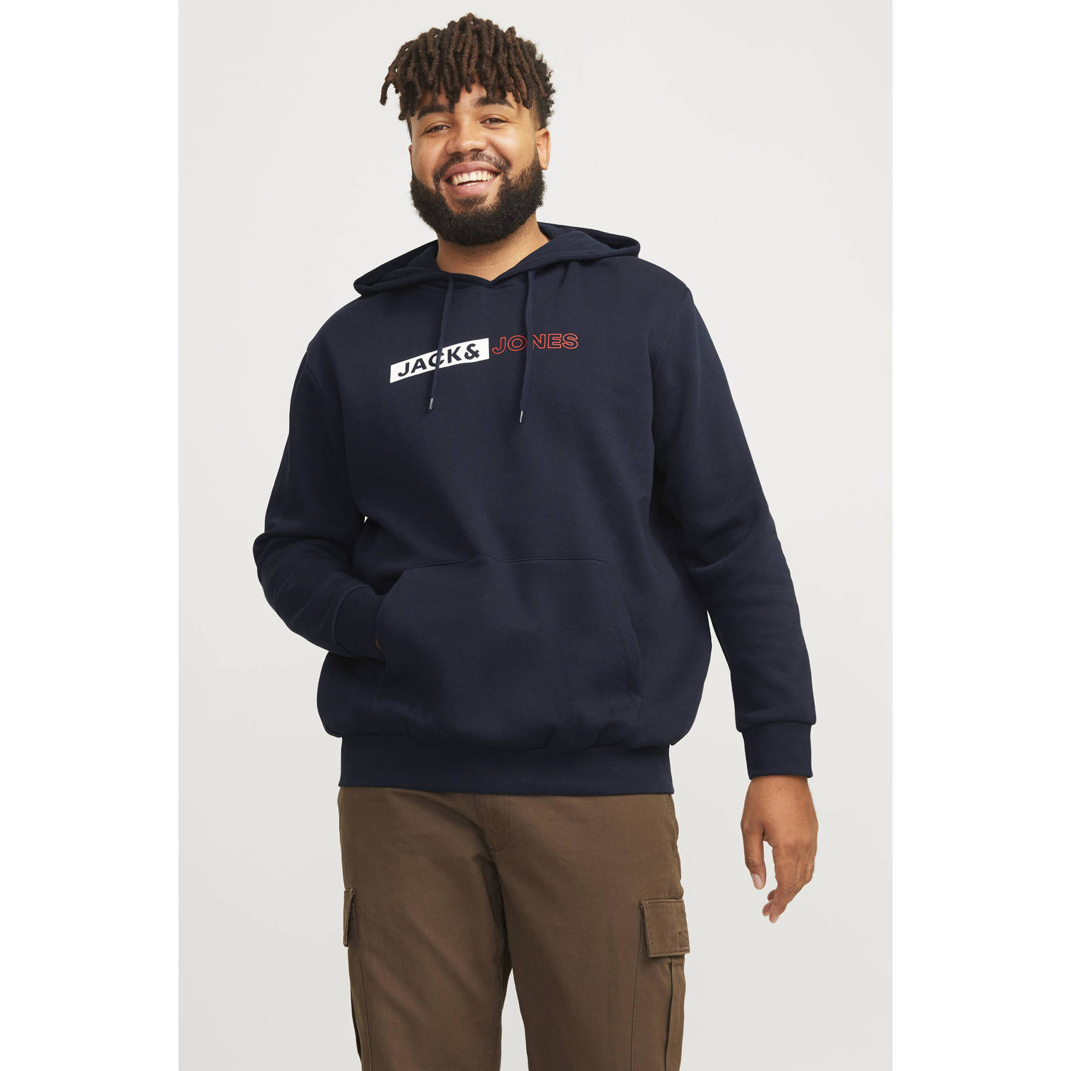Jack & Jones PlusSize Hoodie JJECORP LOGO SWEAT HOOD PLAY NOOS PLS
