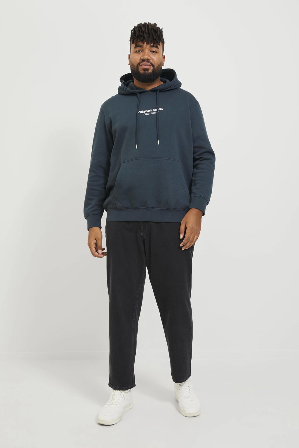 JACK & JONES PLUS SIZE loose fit jeans - black denim