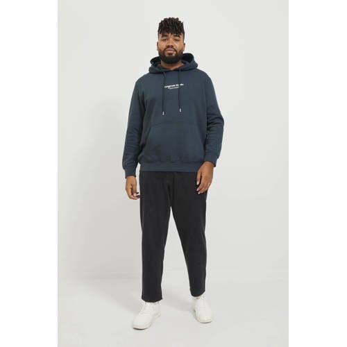 JACK & JONES PLUS SIZE relaxed jeans JJICHRIS JJORIGNIAL MF 912 Plus Size zwart afbeelding