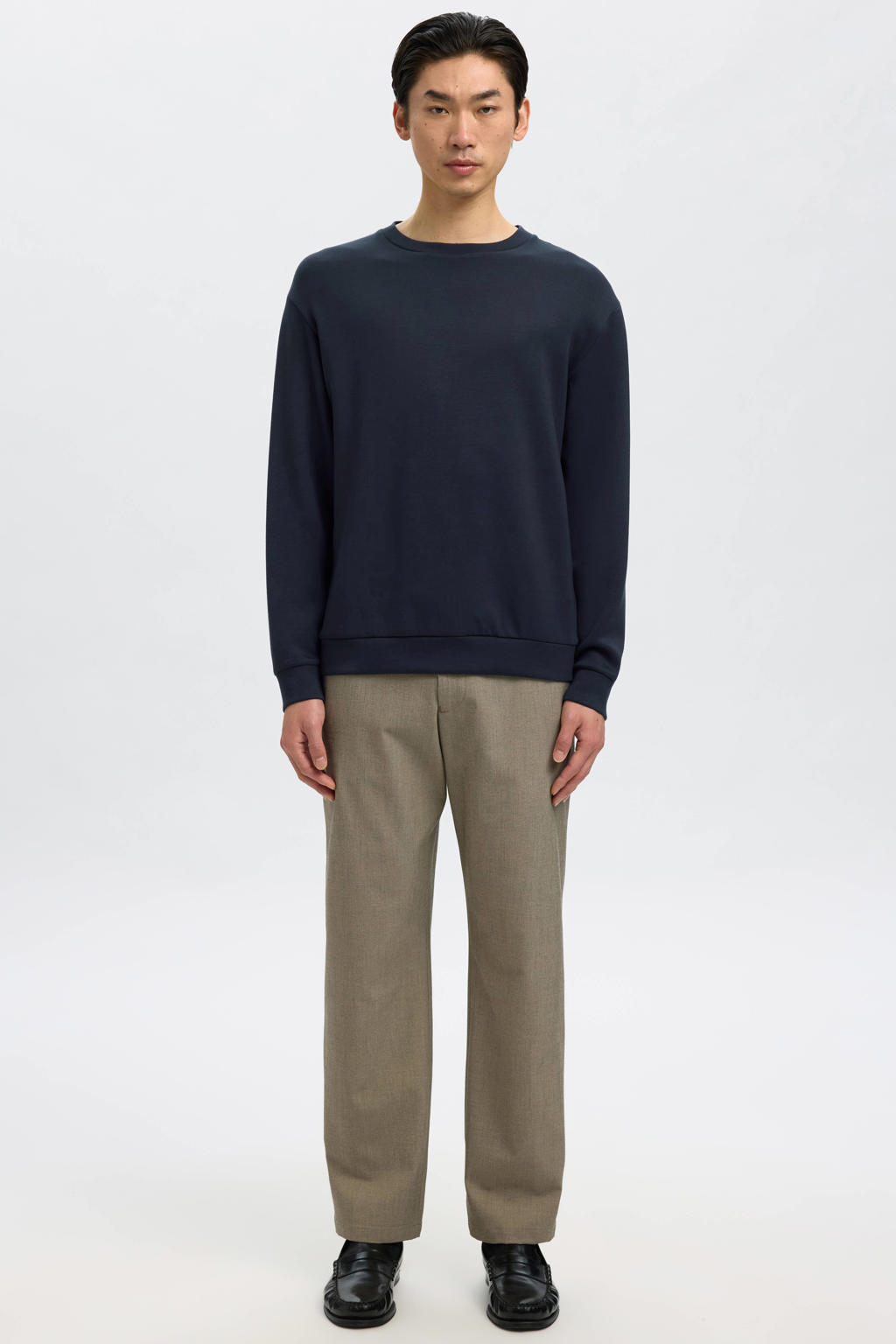 Selected sweater donkerblauw