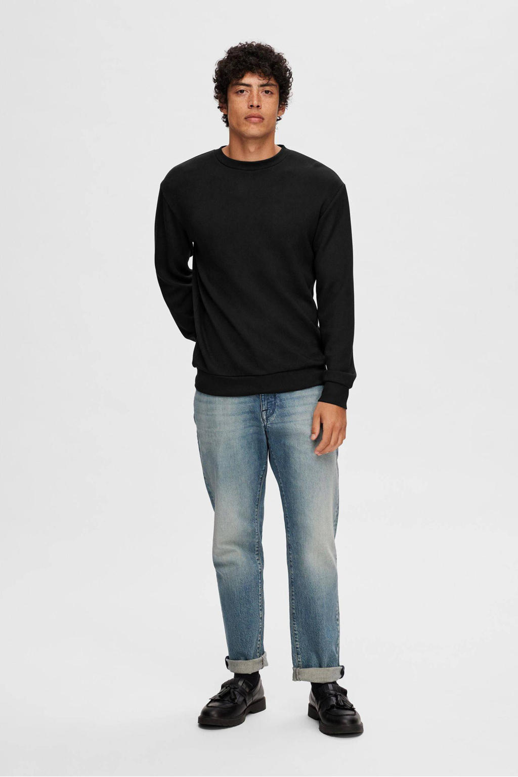 Selected sweater zwart