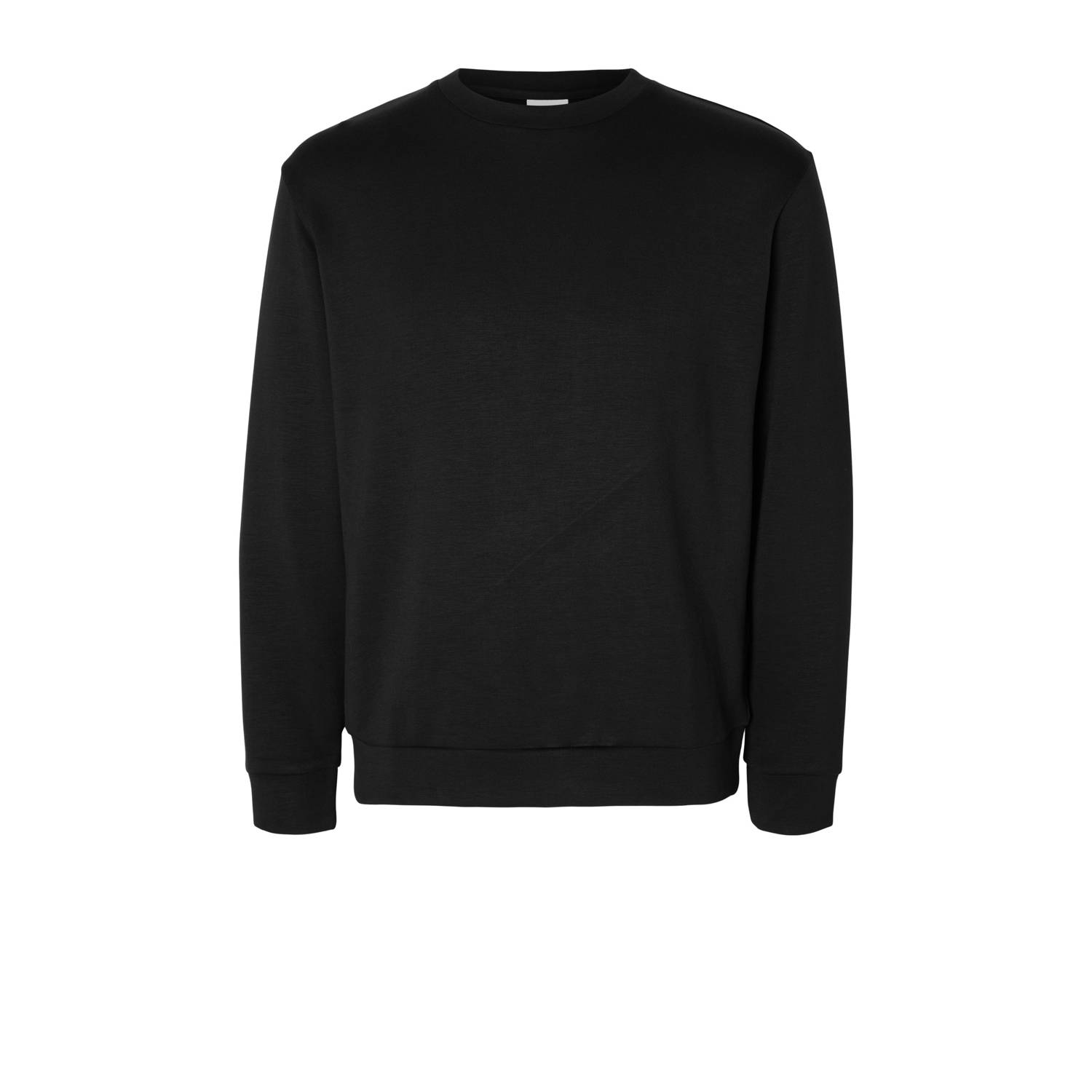Selected Homme Sweatshirt met ribboorden model 'EMANUEL'