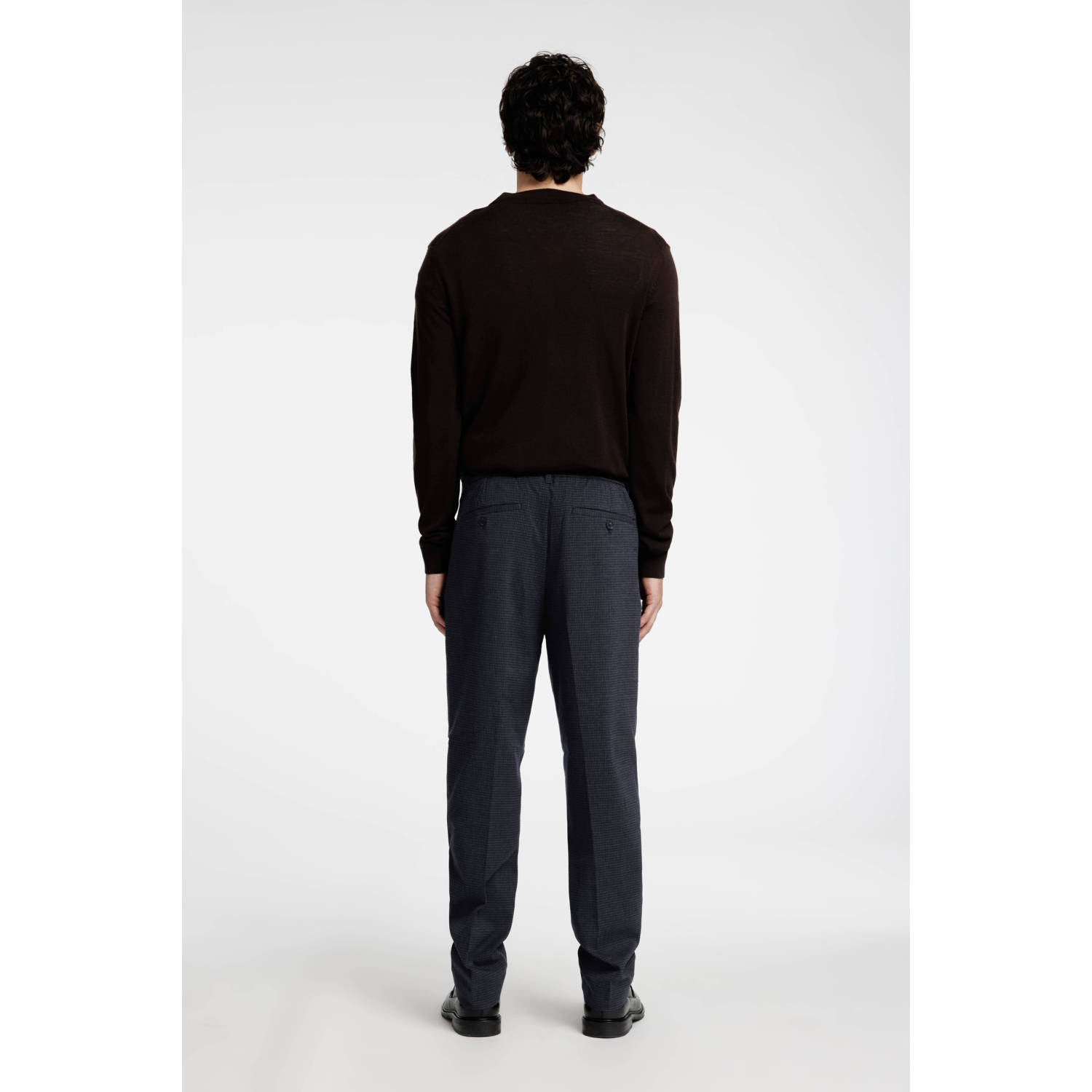 SELECTED HOMME tapered fit broek SLH190-REG TAPERED LEROY PLEAT