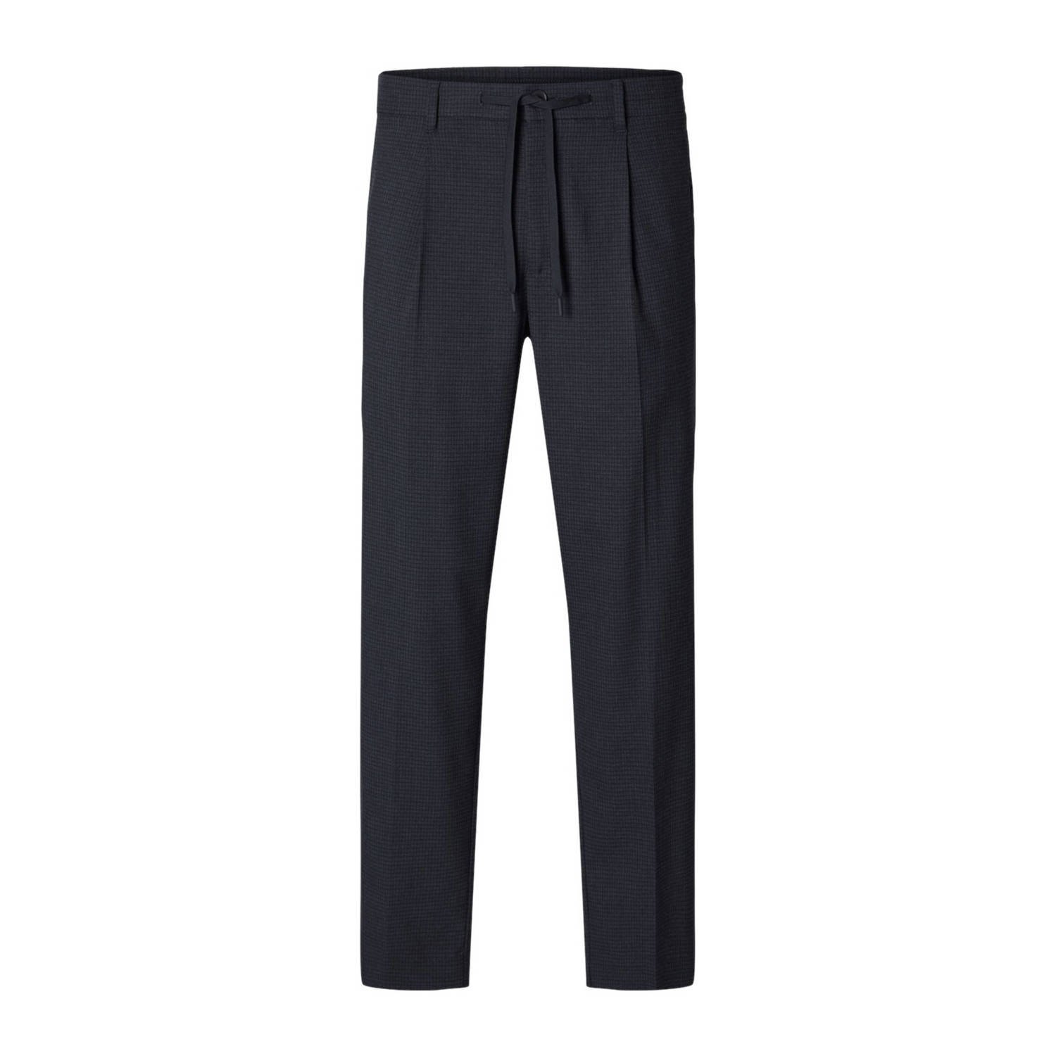 SELECTED HOMME tapered fit broek SLH190-REG TAPERED LEROY PLEAT