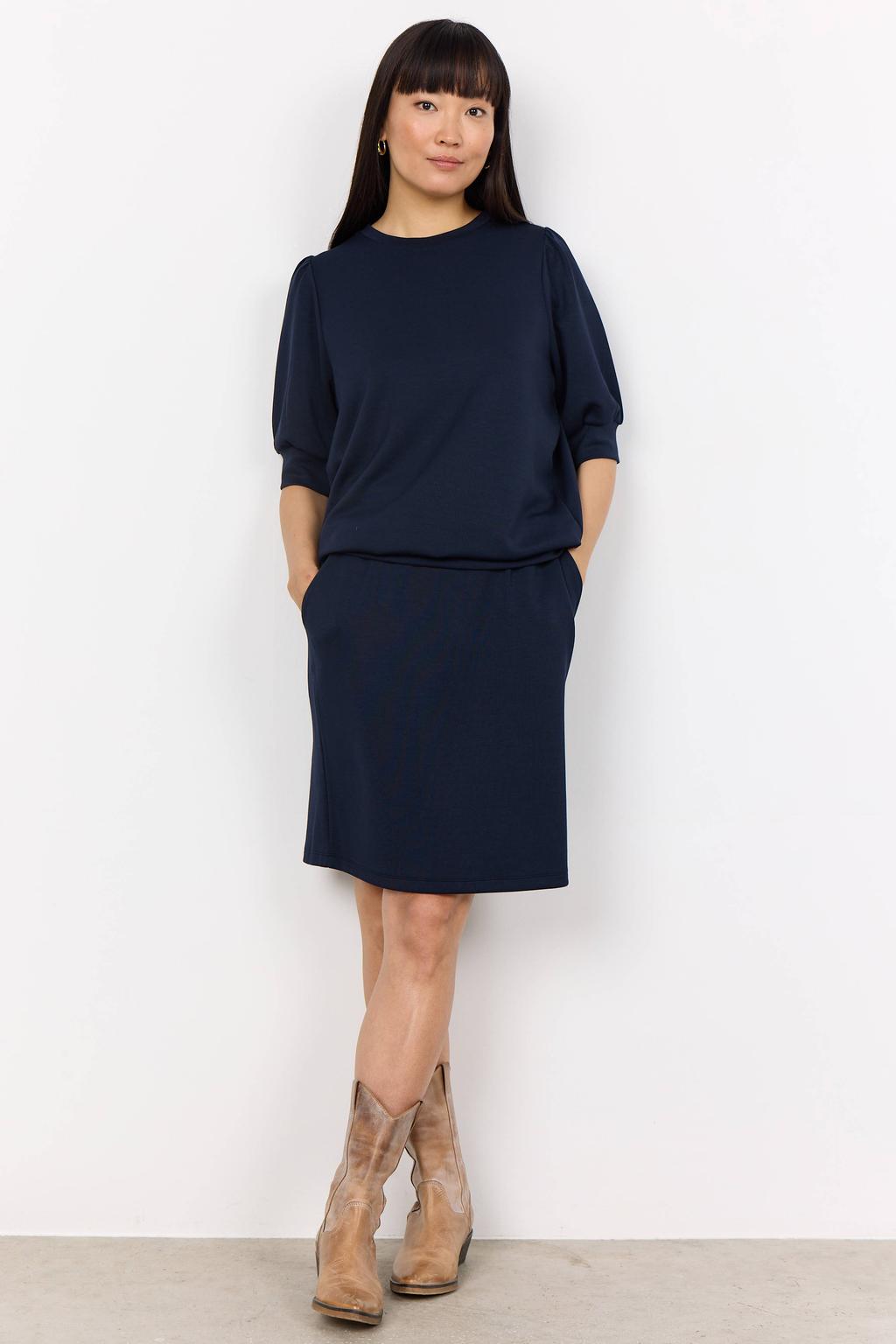 Soyaconcept top BANU donkerblauw