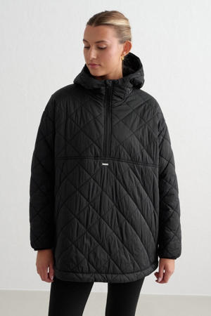 oversized anorak zwart