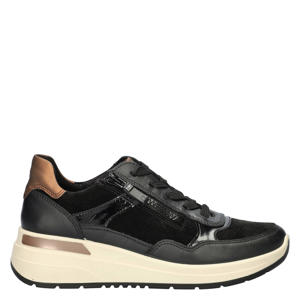 Graz leren sneakers zwart