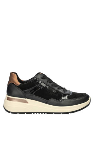 Graz leren sneakers zwart
