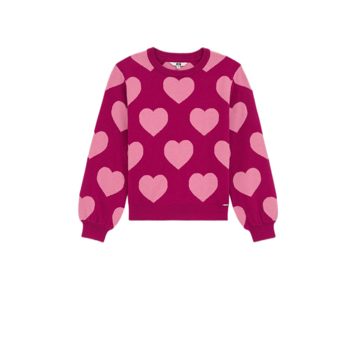 WE Fashion gebreide trui roze