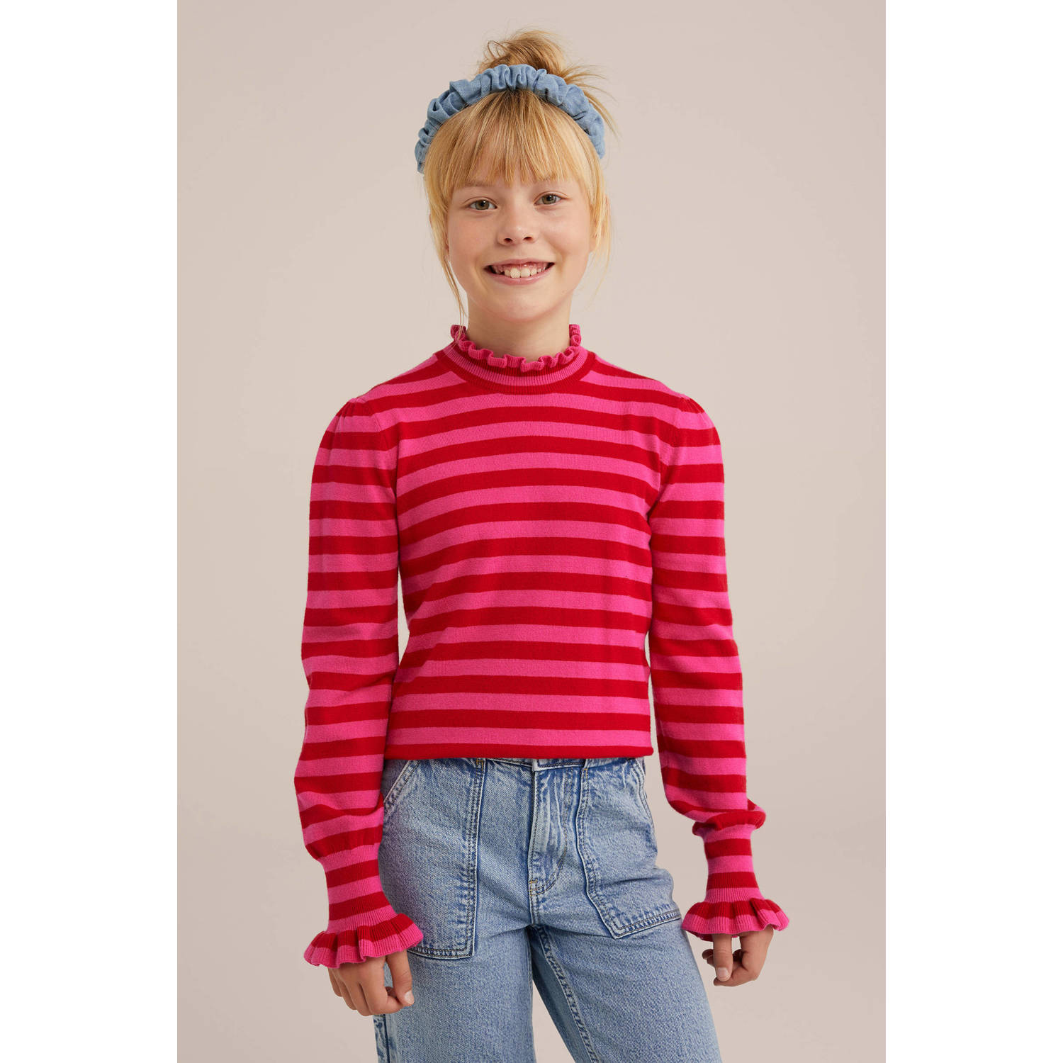 WE Fashion sweater roze