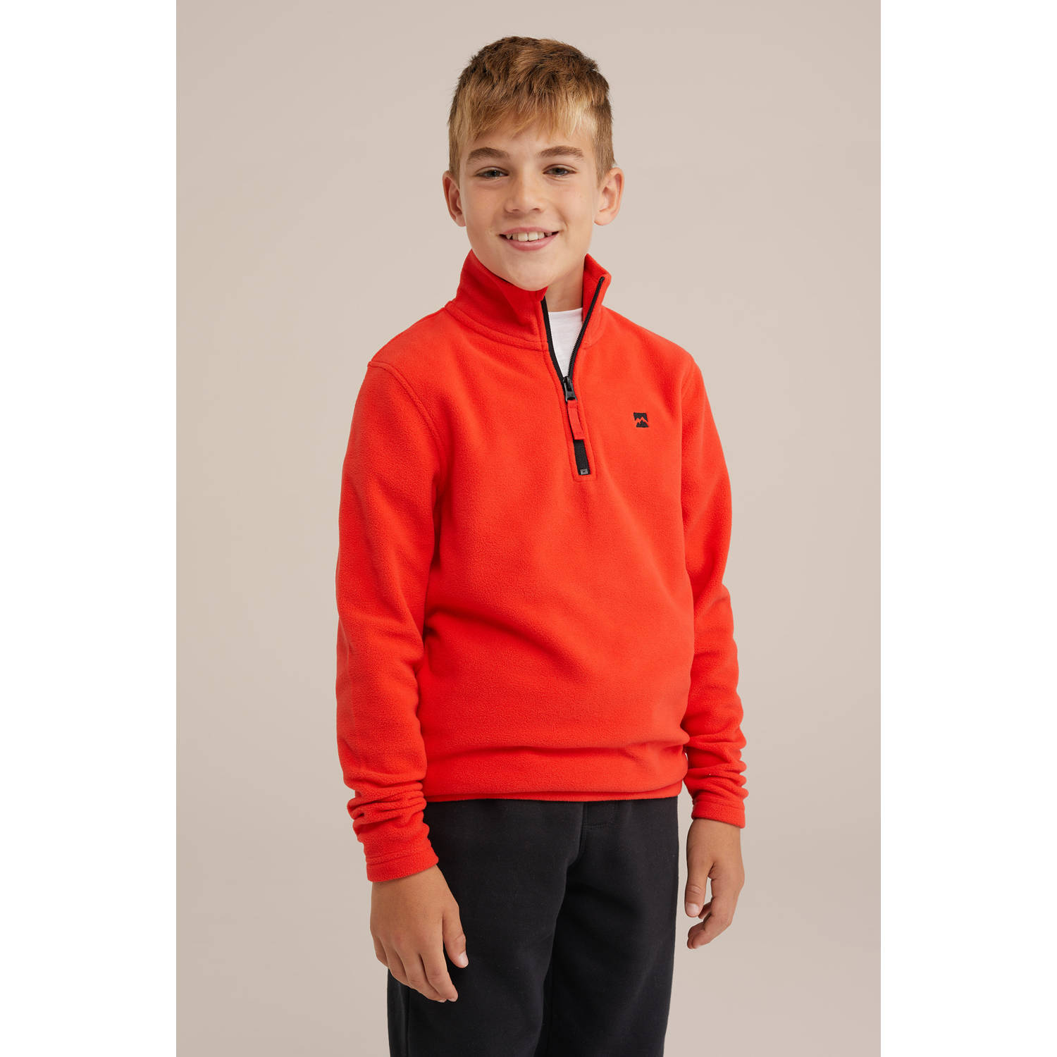 WE Fashion sweater felrood