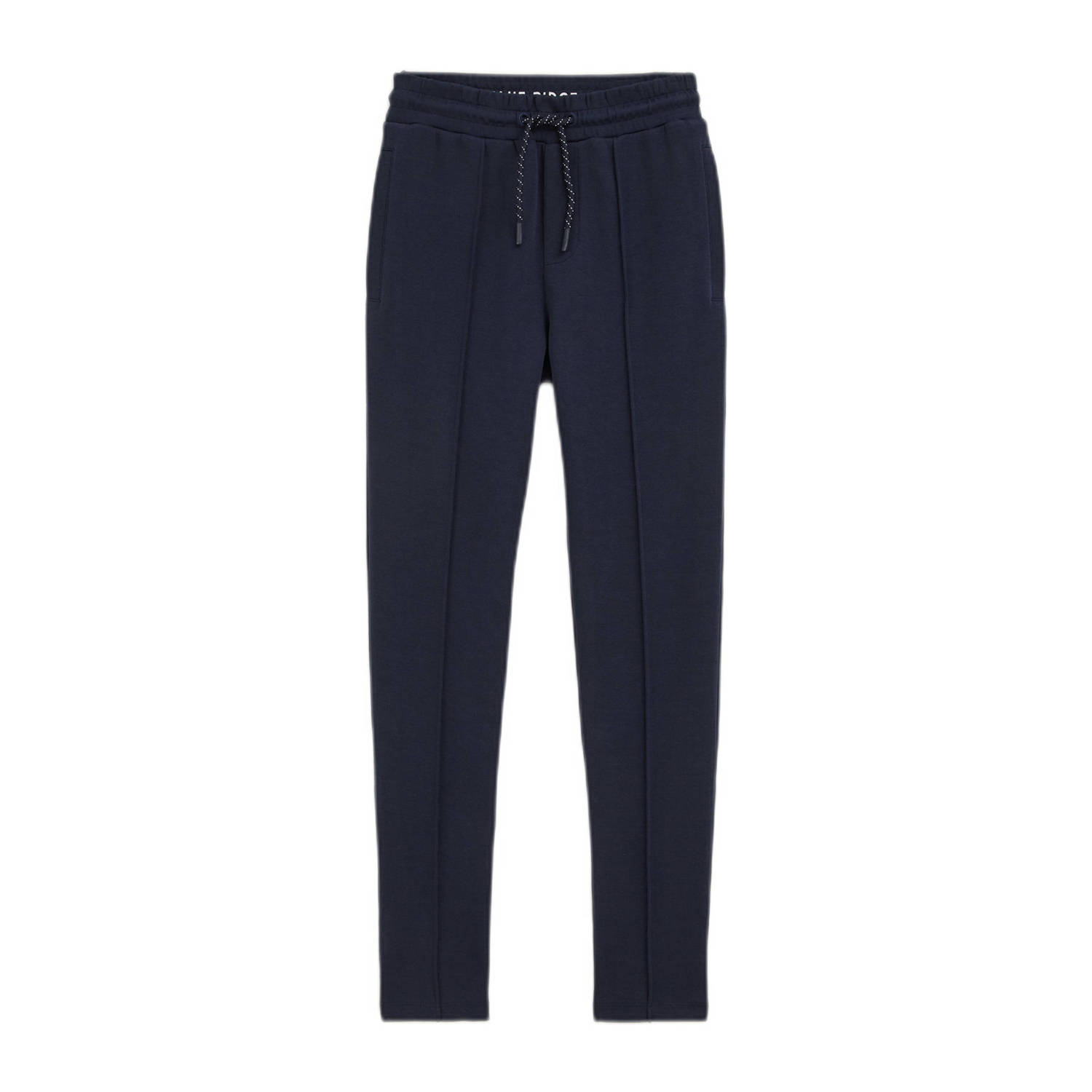 WE Fashion broek donkerblauw Jongens Katoen Effen 110