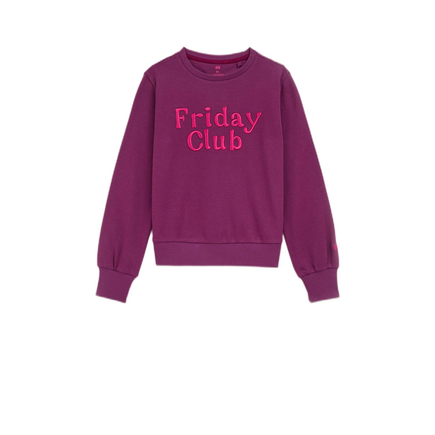 WE Fashion sweater paars