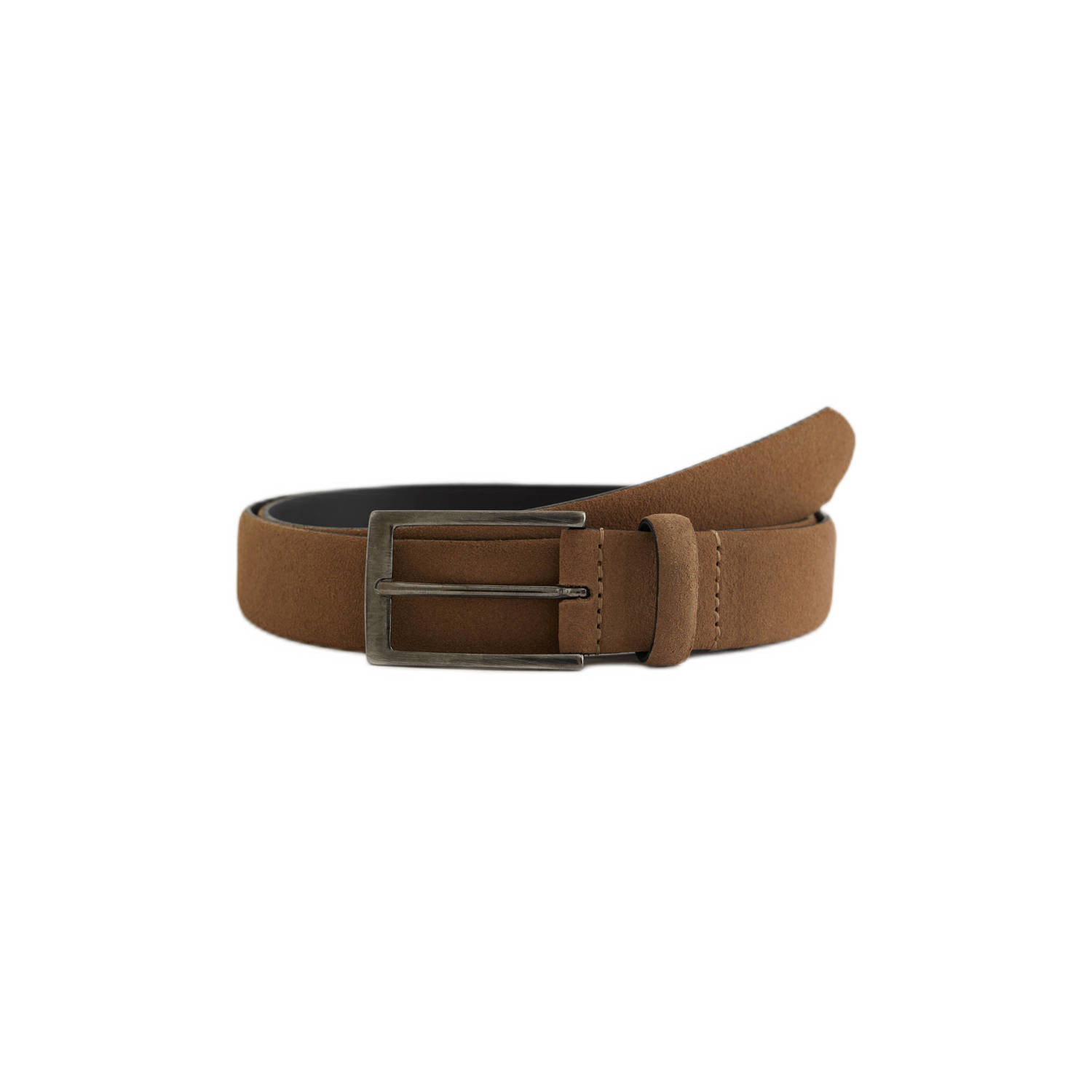 WE Fashion leren riem lichtbruin