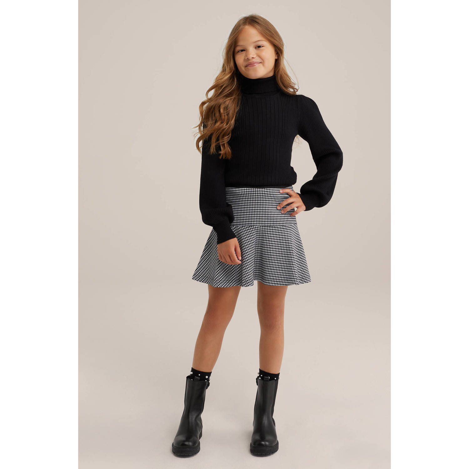 WE Fashion korte rok zwart