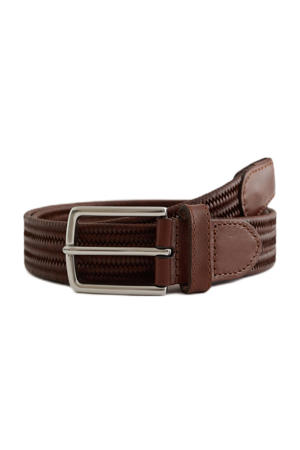 leren riem donkerbruin